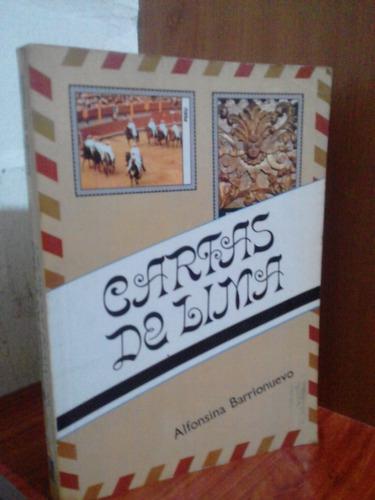 Alfonsina Barrionuevo: Cartas De Lima