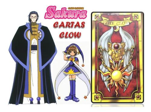Anime Sakura Card Captor Cartas Mago Clow Cosplay