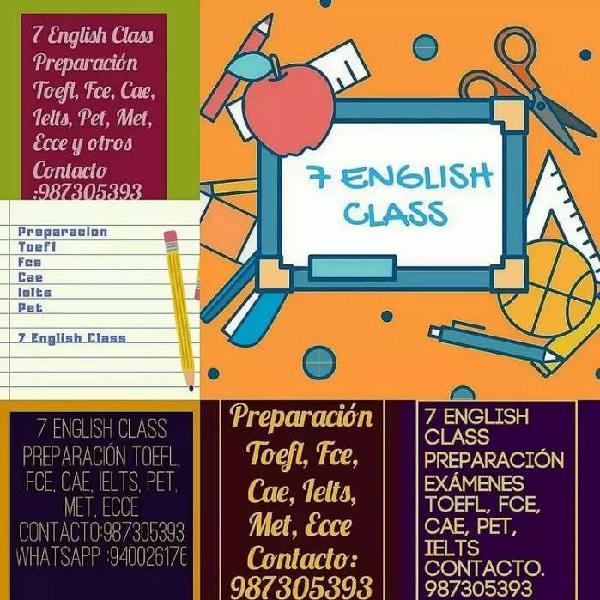 CLASES DE INGLES ONLINE