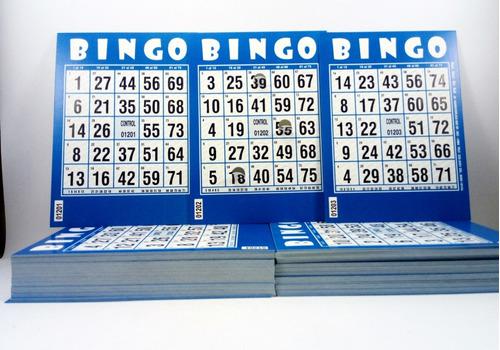 Cartones De Bingo Troquelados X 1000 Und (rev Con Logo)