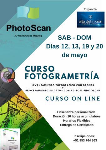 Curso de Aero Fotogrametría con Drones en Lima