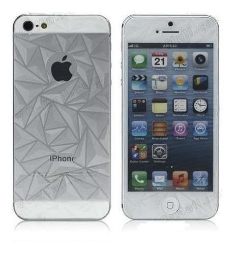 Mica Protectora iPhone 6 6s iPhone 5s 3d Diamante Ambos Lado