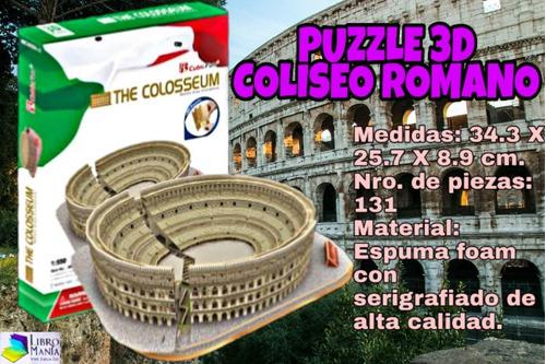Puzzle 3d. Coliseo Romano. Cubicfun.