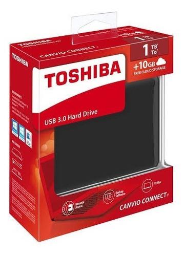 Disco Duro Externo Toshiba - Nuevo - Canvio Connect Ii, 1 Tb