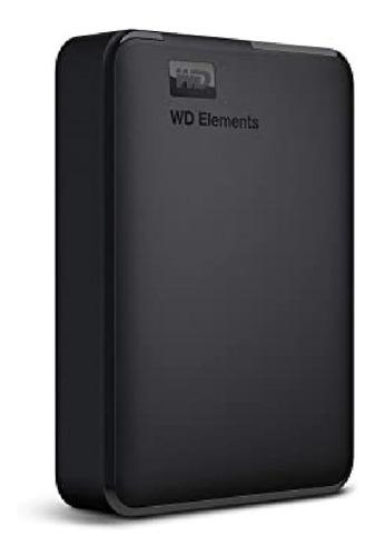 Disco Duro Externo Western Digital Elements Portable, 4 Tb