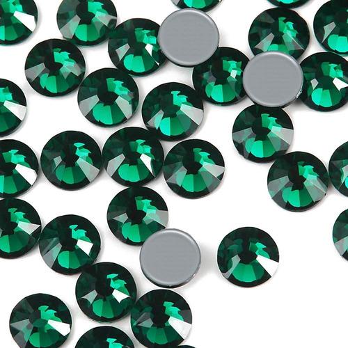 Piedras Strass Para Ropa Y Uñas Ss16-4mm Emerald