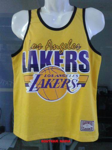 Polos B.v.d De Los Lakers Los Angeles Color Amarillo Btmp