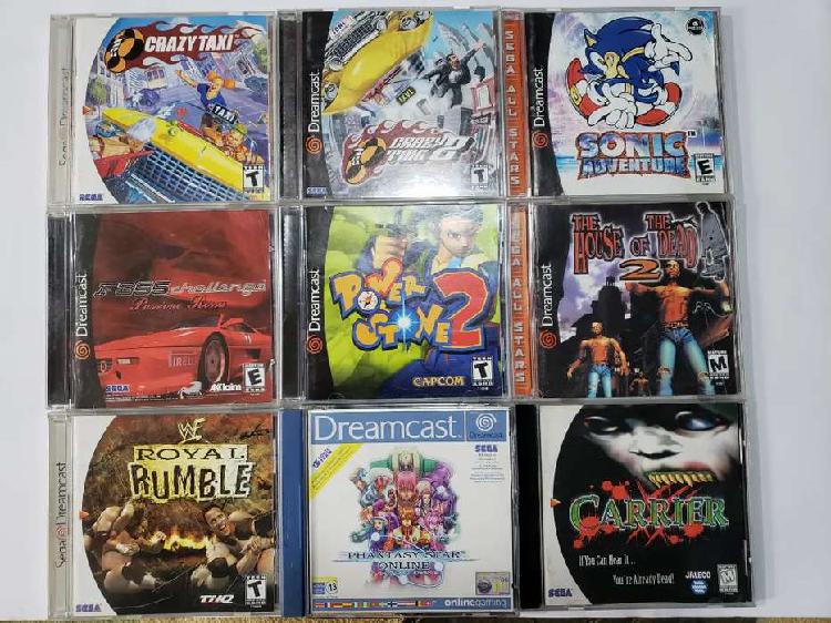 Sega dreamcast power stone sonic the house of the dead