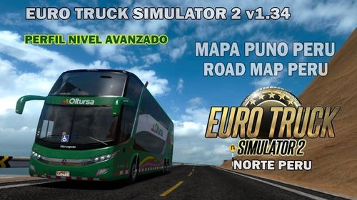 Euro Truck Simulator 2+buses Y Mapas Del Peru