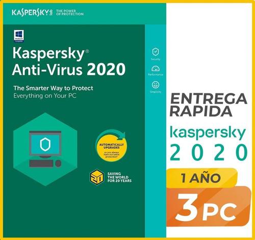 Kaspersky Internet Security 3 Pc 1 Año Oferta Especial.