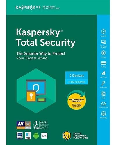 Kaspersky Total Security 1 Pc 1 Año