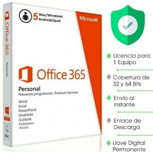 Licencia Office 365 2019 Original 1 Pc Permamente Retail