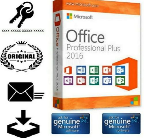 Licencia Office Pro Plus 2016 Original 1pc Permamente Retail