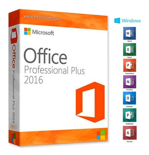 Microsoft Office 2016 Hogar Y Empresas | 1 Pc Por 5 Años