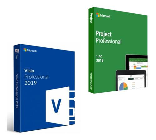 Ms Pack Visio + Project Pro 2019 Pro - 32/64 Bits