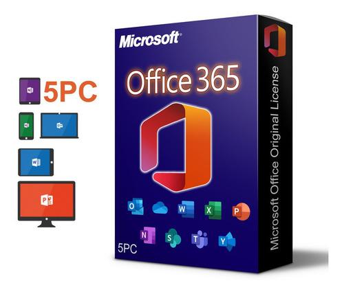 Office 365 5 Dispositivos Permanente 5tb