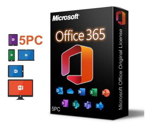 Office 365 Tiempo Ilimitado Para 5 Dispositivos