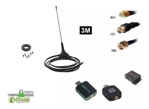 Antena Tv Digital Conector Mcx Iec Sma Para Sintonizador