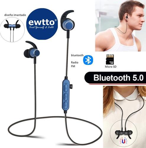 Audifonos Ewtto Bluetooth Et-a4629b Radio Fm Por Mayor,menor