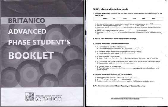 Listening para nivel avanzado britanico booklet en pdf en