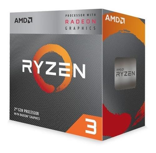 Ryzen 3 3200g Amd Procesador 4 Cores 3.6 Ghz Am4 4 Mb L3 New