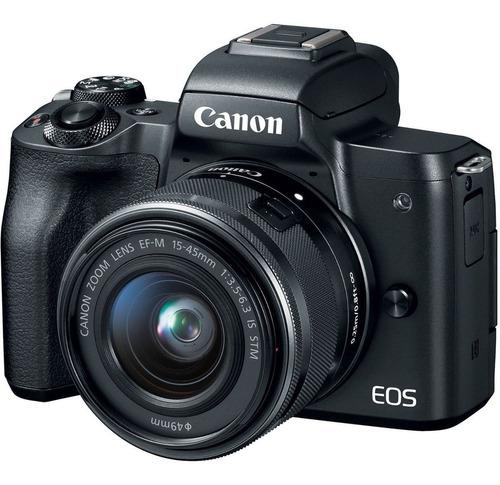 Canon Eos M50 Con 15-45 Is Stm 4k Wifi Nuevo En Caja Tienda