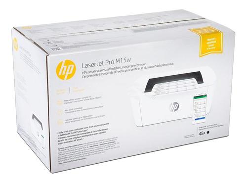 Impresora Hp M15w Láser Monocromático Wifi Oferta - Blanco