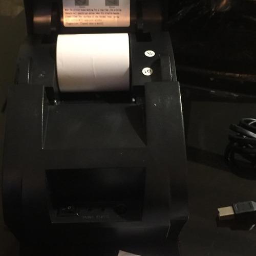 Impresora Termica 58 Mm, Con Cd Instalador, Cables Y Usb