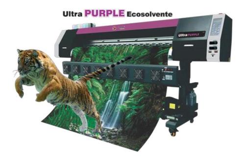 Impresora Ultrapurple Eco Solvente 1.80mt Cabbezal Epson