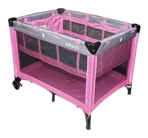 Corral Cuna Jbp-501 Rosado