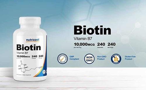 Biotina Biotina 10000 240 Cápsulas Importado