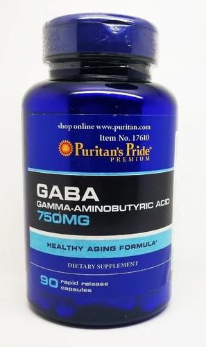 Gaba (gamma Aminobutyric Acid) 750 Mg Puritans Pride