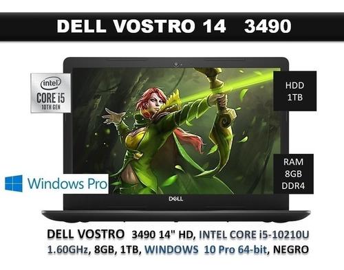 Laptop Dell Vostro 14 3490 Core I5 10210 4gb 1tb Windows 10