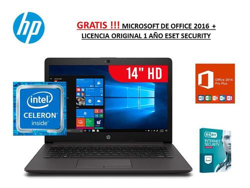 Laptop Hp 240 G7 Intel Celeron 500gb 4gb Envio Gratis