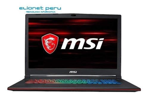 Laptop Msi Gaming I7 8va 16gb 1tb+256ssd 15.6fhd 6gb1060 W10