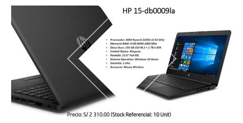 Laptops Hp 15 Db0009la