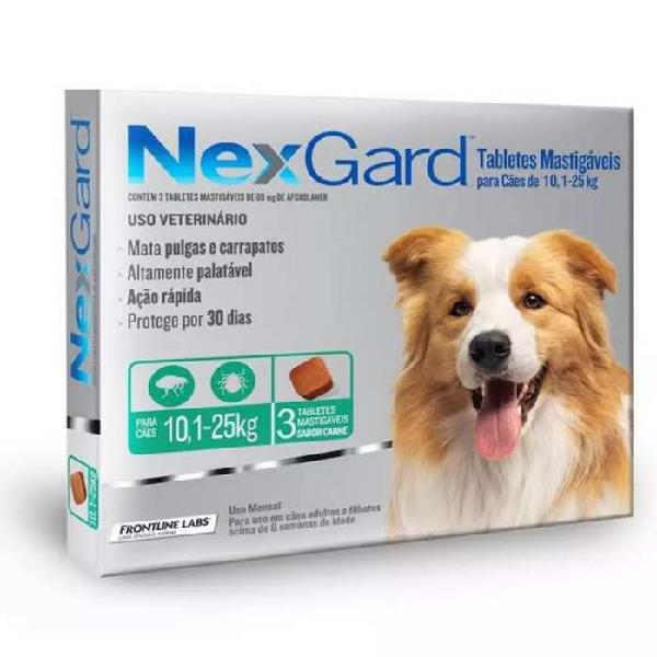 Nexgard 3 tabletas 10,1 a 25 kg