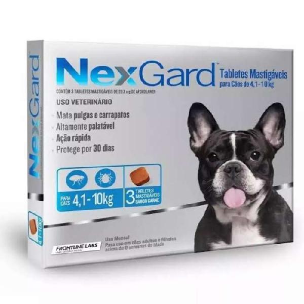 Nexgard 3 tabletas de 4,1 a 10 kg