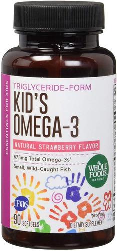 Omega 3 Fish Oil Kids Niños. Memoria.