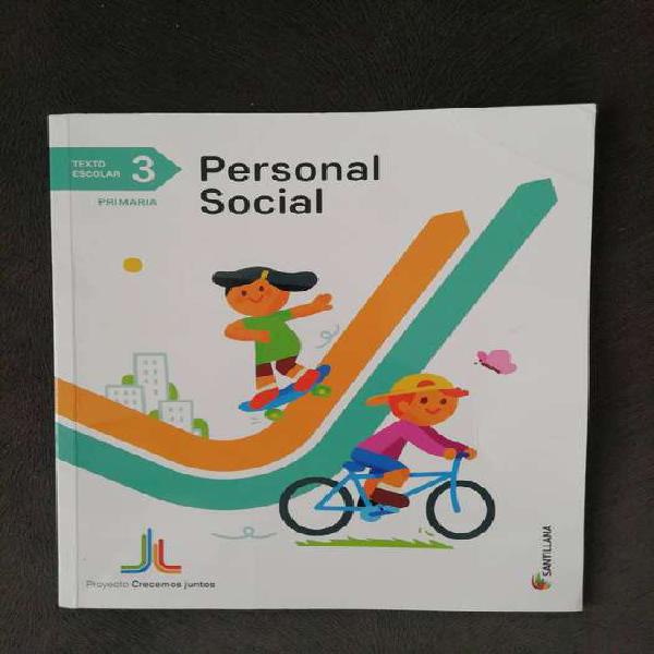 Personal Social 3 Texto Escolar