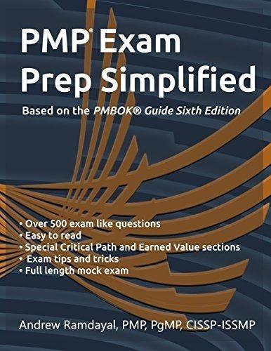 Preparación Para El Examen De Pmp Simplificada: Basada En