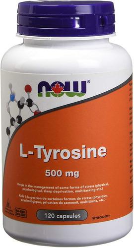 Tyrosina Tirosina /l-tyrosine 500mg 120 Capsulas