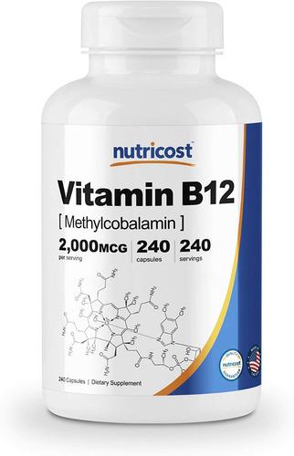 Vitamina B12 2000mg /240 Pastillas. Americano