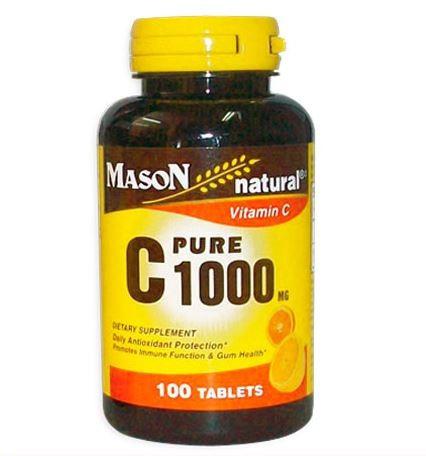 Vitamina C Pure 1000 Mg Mason Importado De Usa