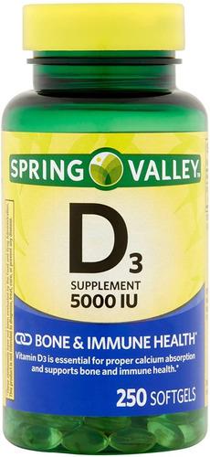 Vitamina D3 5,000 Iu. Americana 240 Capsulas