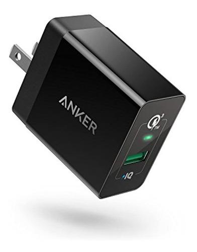 Anker Quick Charge 3.0 - Cargador Usb De Pared (18 W, Compat