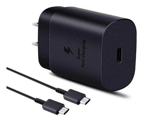 Cargador Samsung 25w Usb-c Fast Charging Wall Charge - Negro