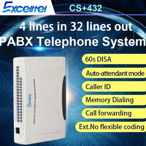 Central Telefonica Pabx 4 Lineas -32 Anexos