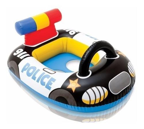 Flotador Bebes Niños 1-3 Años Auto Policia Inflable