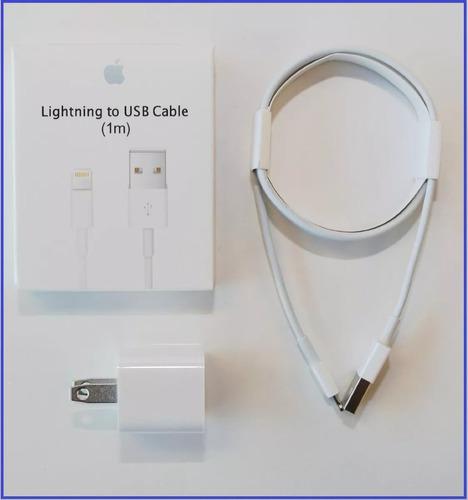 Oferta Cargador iPhone 5/5s 6/6s-7 Plus + Cable Usb Original